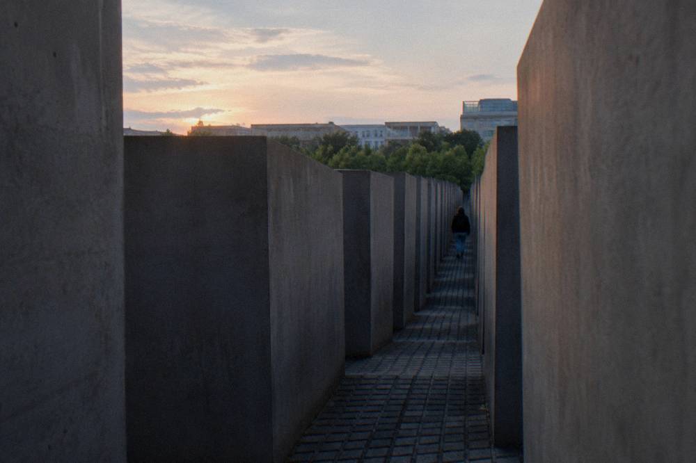 The field of concrete stelae at the Memorial to the Murdered Jews of Europe